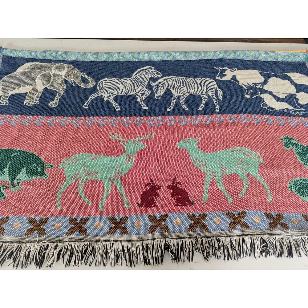 Noah's Ark Throw Blanket/Afghan 50